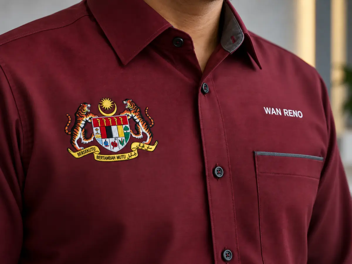 Corporate uniform embroidery